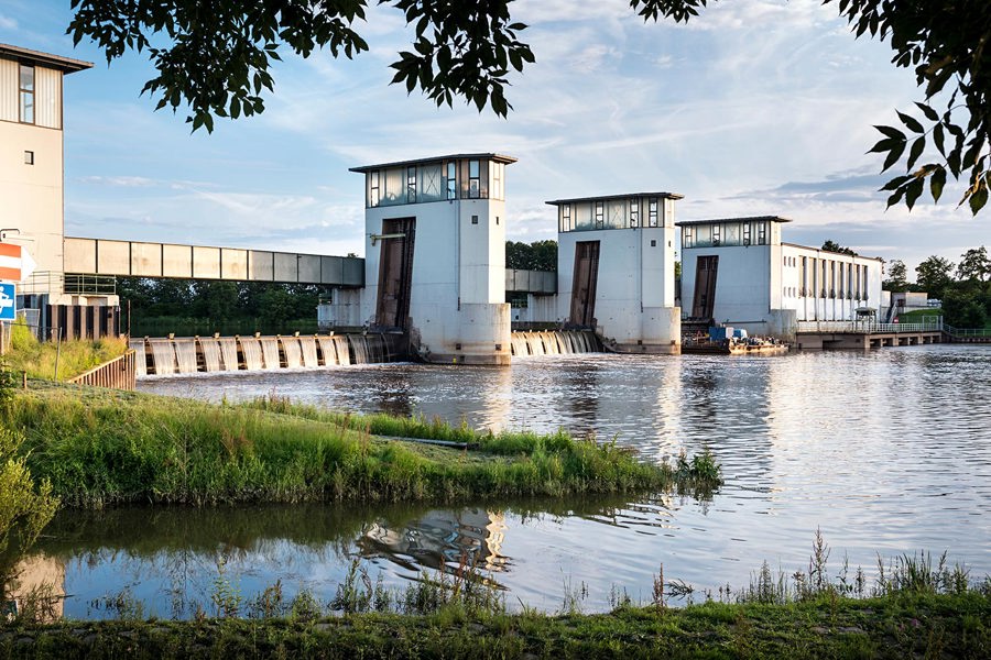 The Petershagen hydropower plant