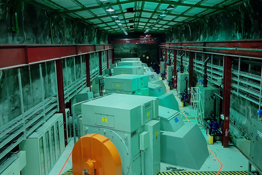 The Khimti hydropower plant