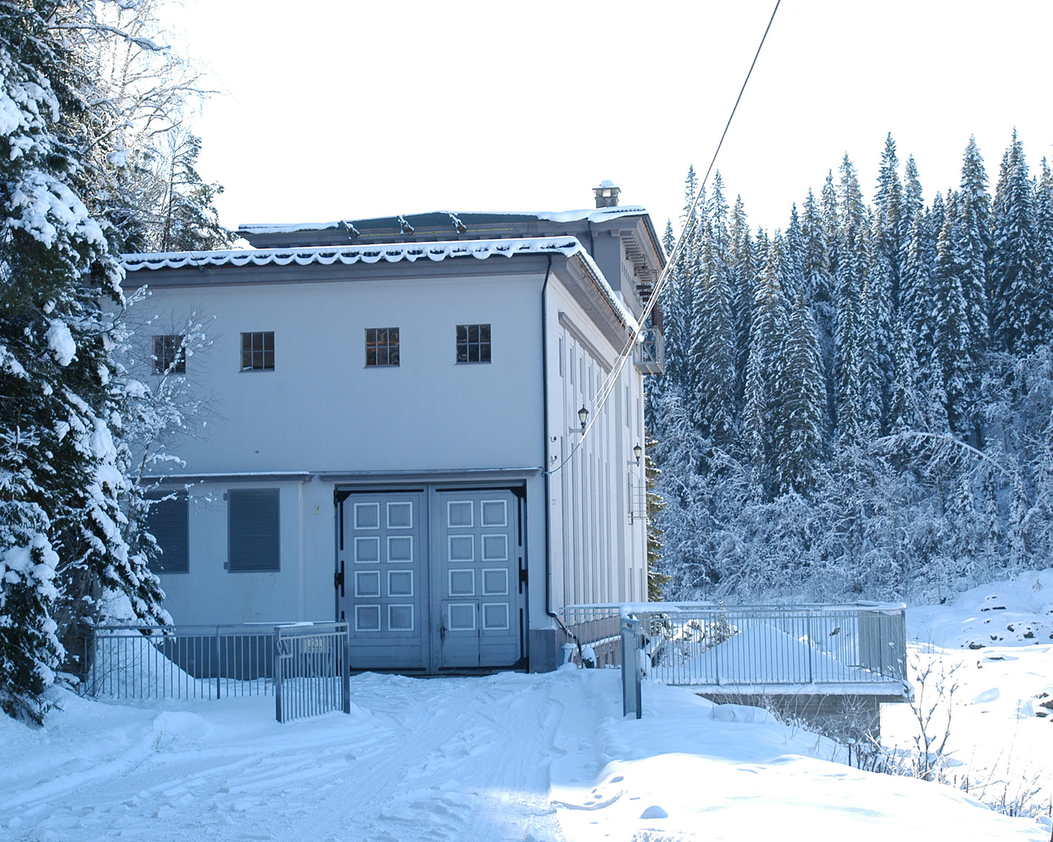 Løkaunet power plant.