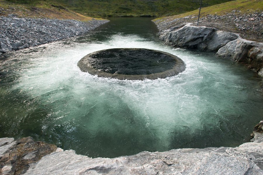 Discharge from Makkoren power plant