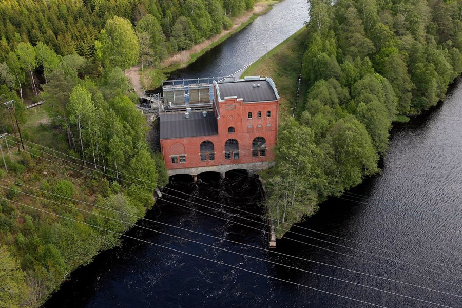Majenfors gamla hydropower plant
