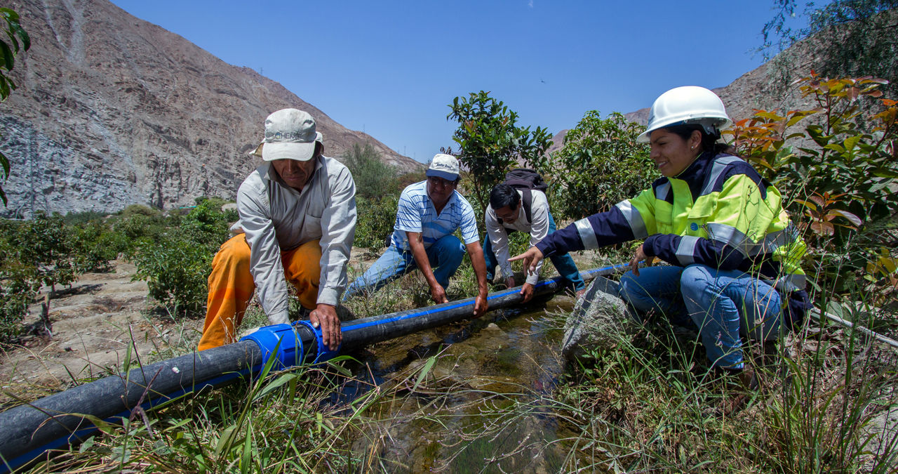 Ditch digging