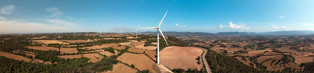 Wind turbines in Spain